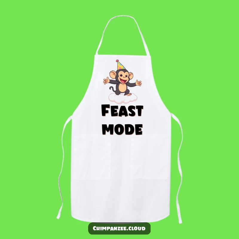 Funny Chimp Party Chef Apron: Cook with a Dancing Chimp, Great Funny Gift