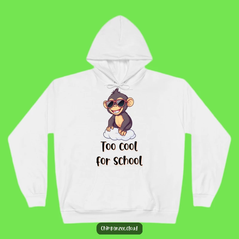 Funny Chimp Sunglasses Cloud Hoodie: Cozy & Hilarious Chimp Gift