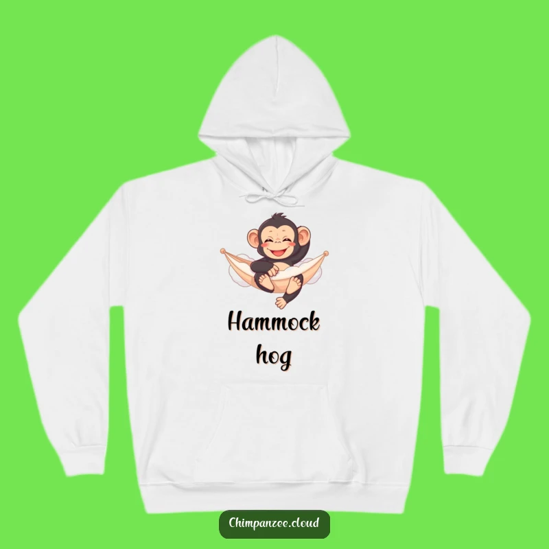 Funny Content Chimp Cloud Hammock Hoodie - Cozy Lounging Gift