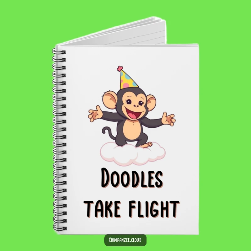Funny Chimp Party Journal: Notebook with a Dancing Chimp, Perfect Funny Gift